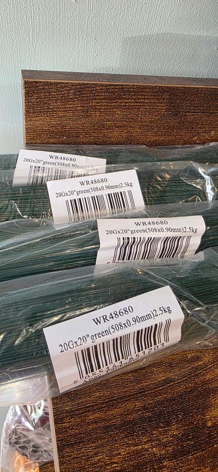 Stub Wire 20g x 20" Green