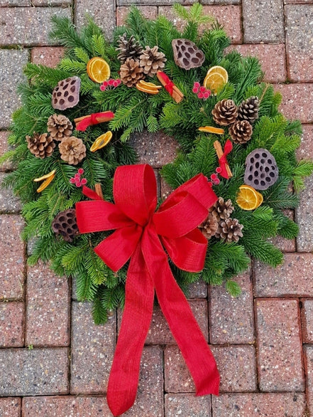 Christmas Wreaths Fresh Spruce