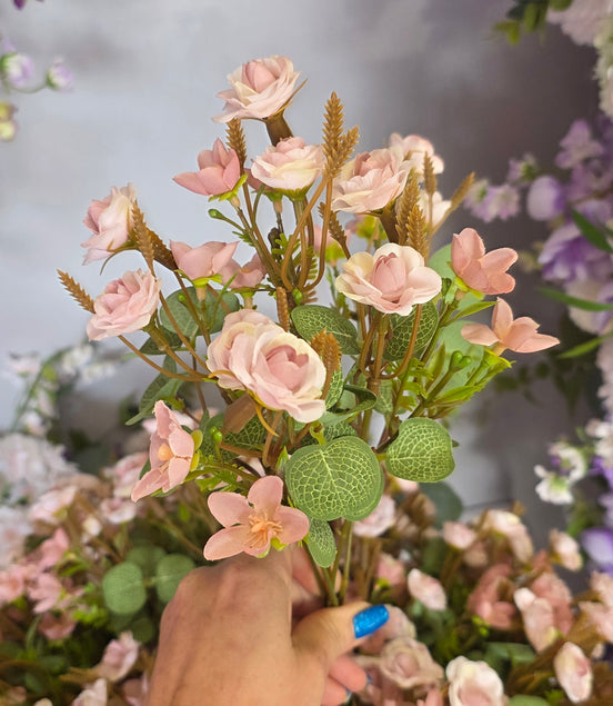 Spray Rose bunch Lilac