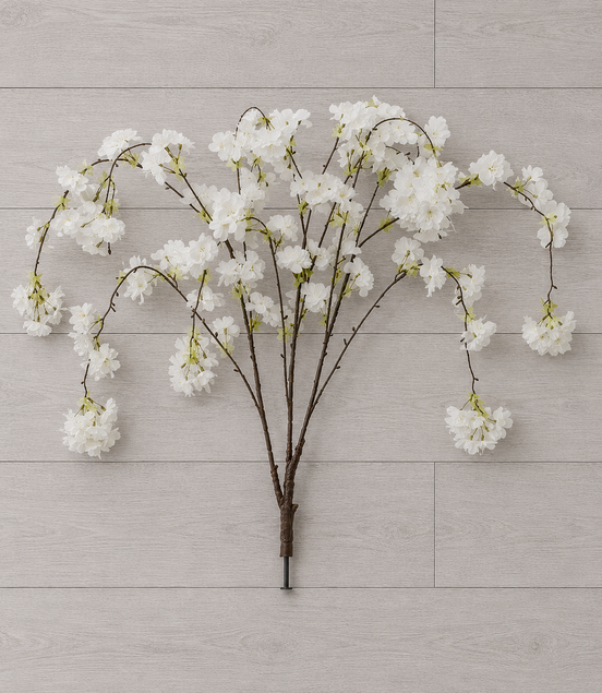 Blossom Branch Trailing - White