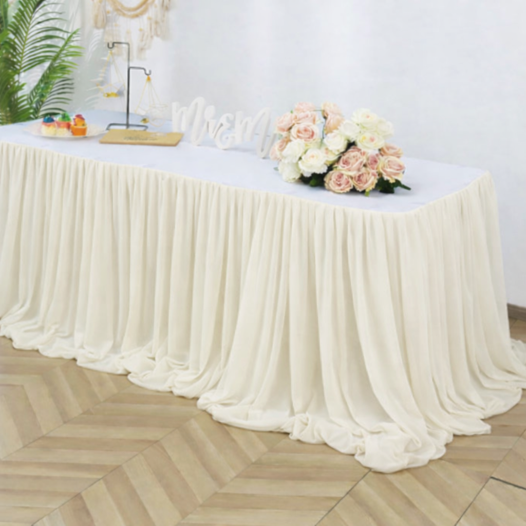 Chiffon Table Skirt
