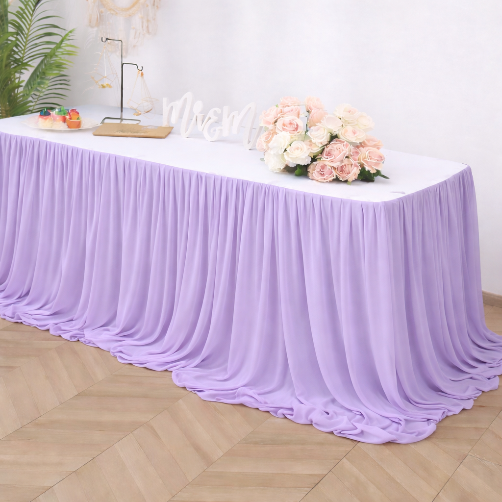 Chiffon Table Skirt