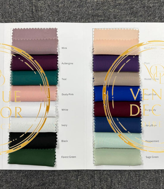 Chiffon Table Runners