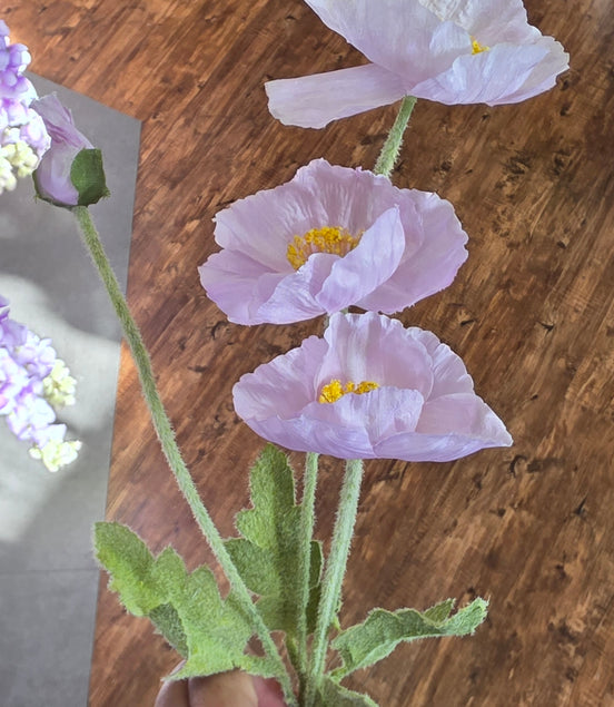 Poppy Spray soft lilac