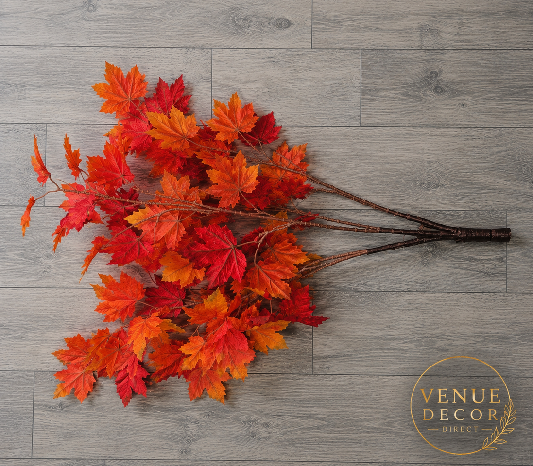 Maple Branch 100cm - Orange