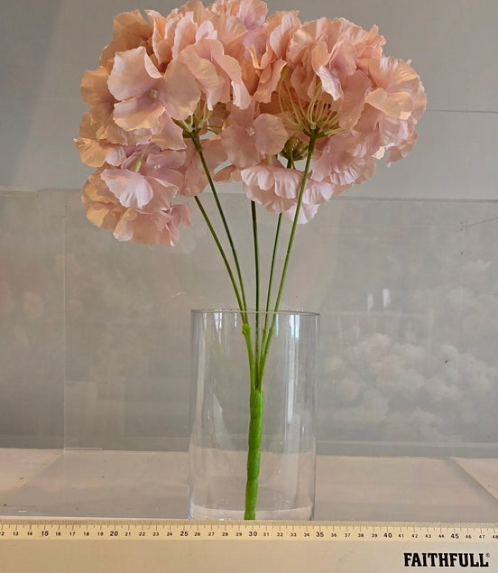 Hydrangea Bunch Dusky Pink