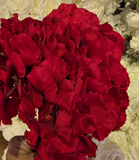 Hydrangea Bunch Red