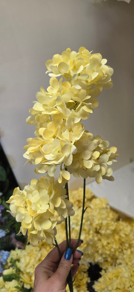 Hydrangea Mini Spray - Yellow