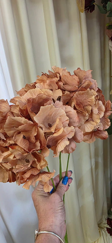 Hydrangea Bunch Mocha