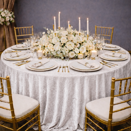 Crushed Velvet Table Cloths