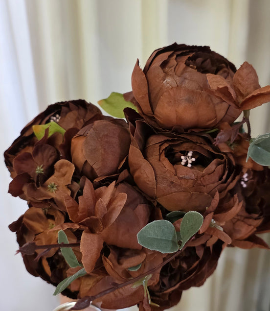 Peony Bunch - Chocolate