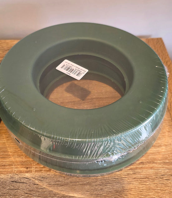 25 cm foam wreath ring x 2