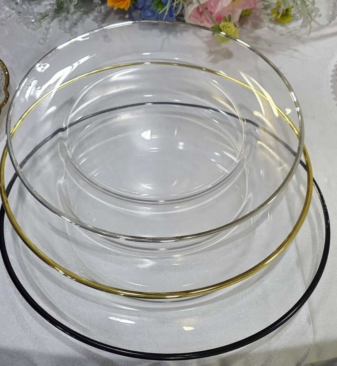 Glass Charger Plates