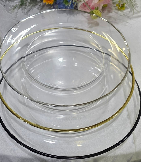 Glass Charger Plates