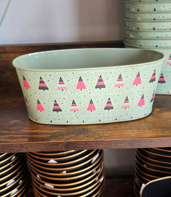 Christmas Print large trough