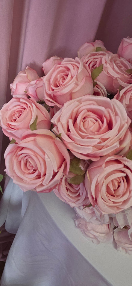 Garden Rose Bunch -  Pink