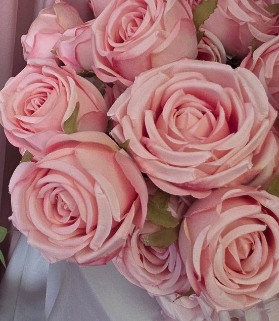 Garden Rose Bunch -  Pink