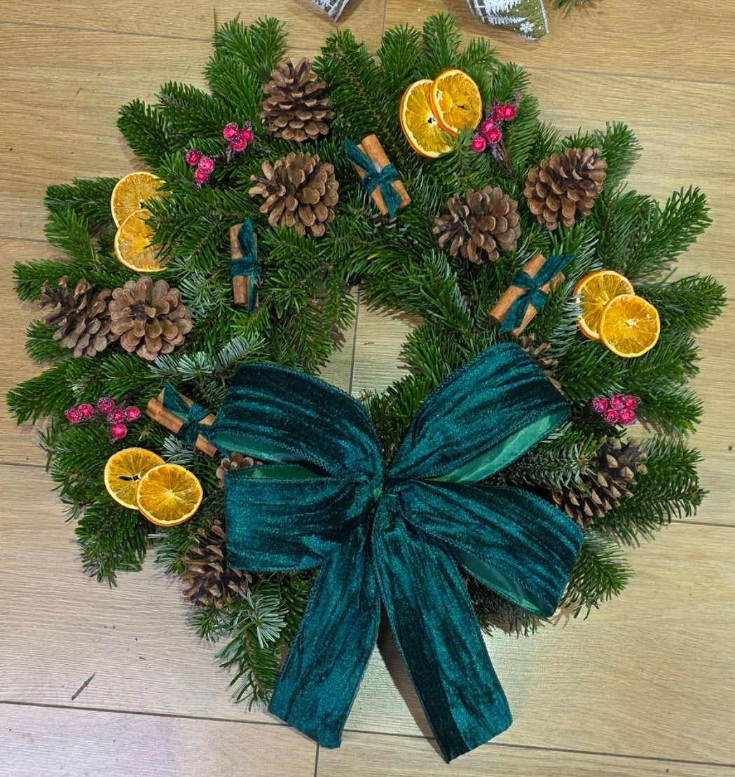 Christmas Wreaths Fresh Spruce