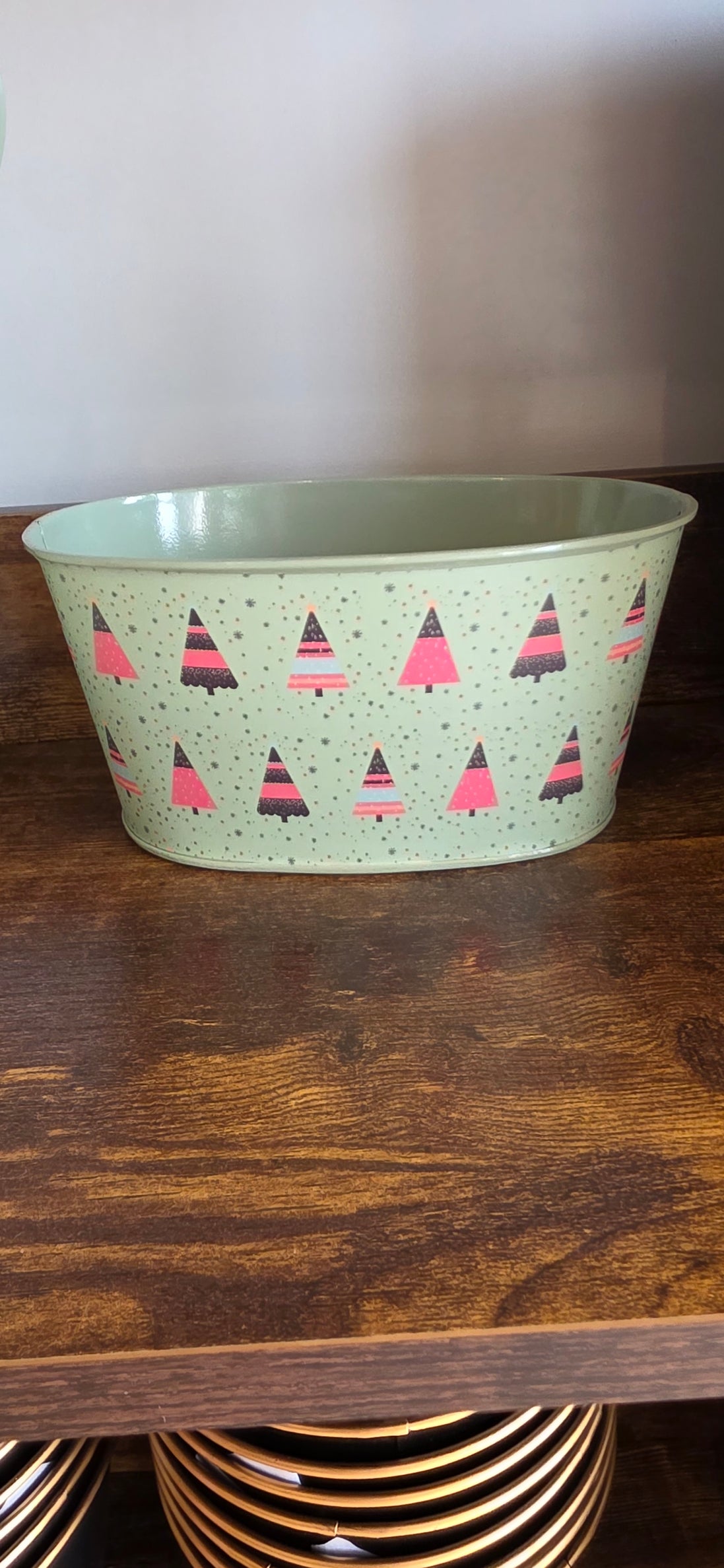 Christmas Print Medium trough