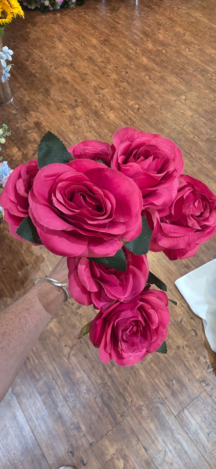 Rose Bunch - Deep Pink Large