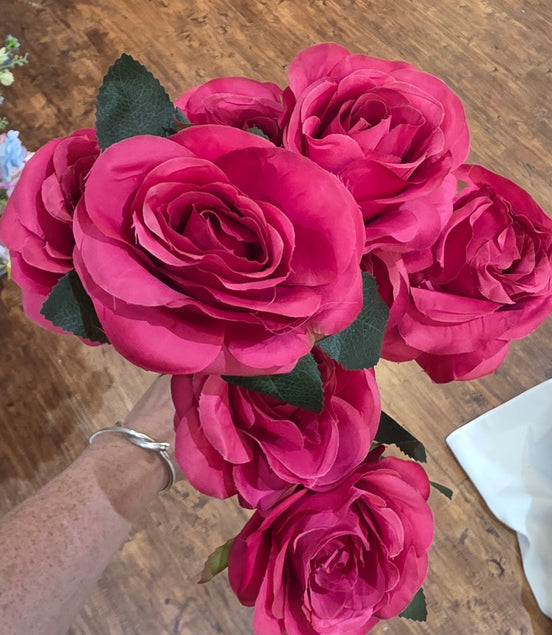 Rose Bunch - Deep Pink Large