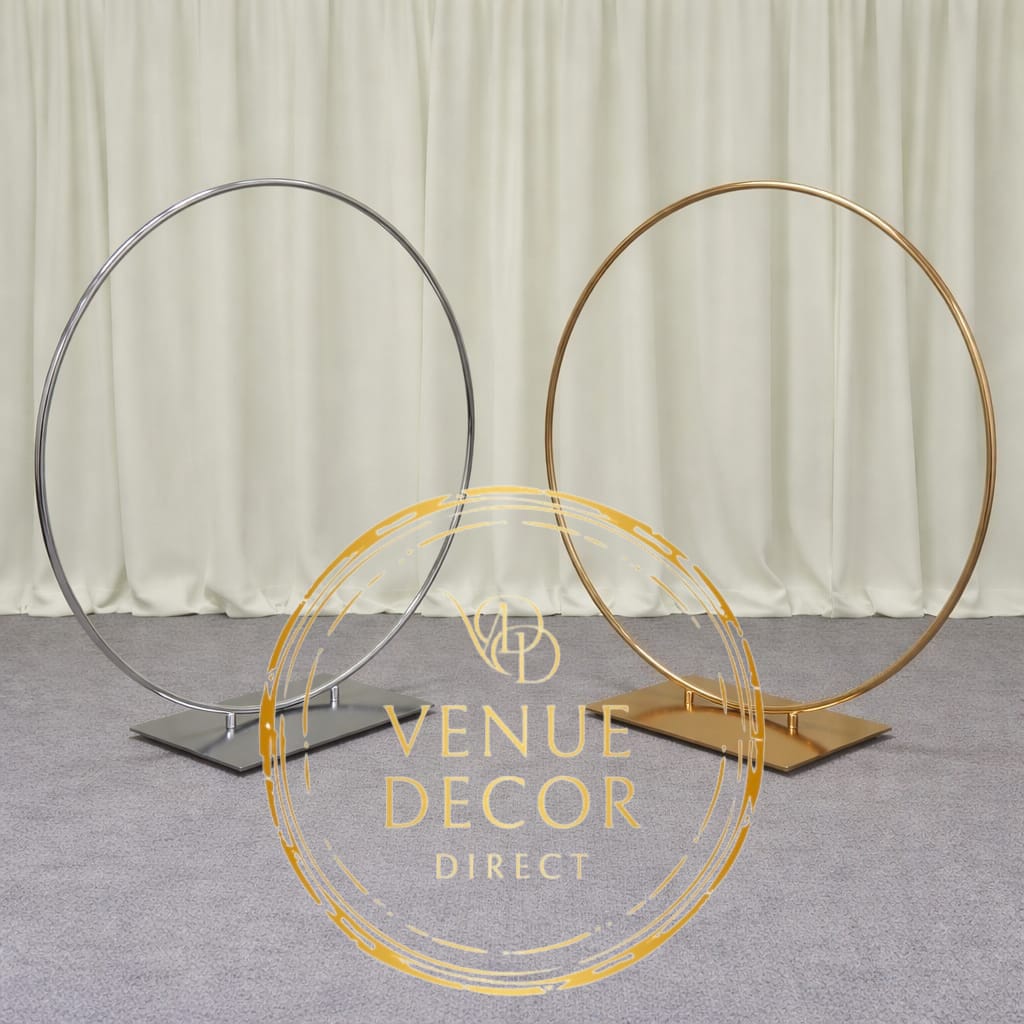 Metal Hoop Centrepiece