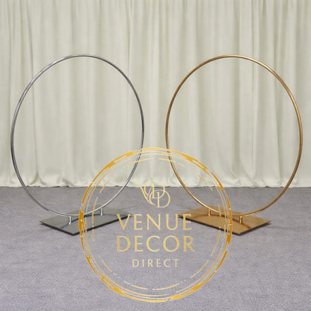 Metal Hoop Centrepiece