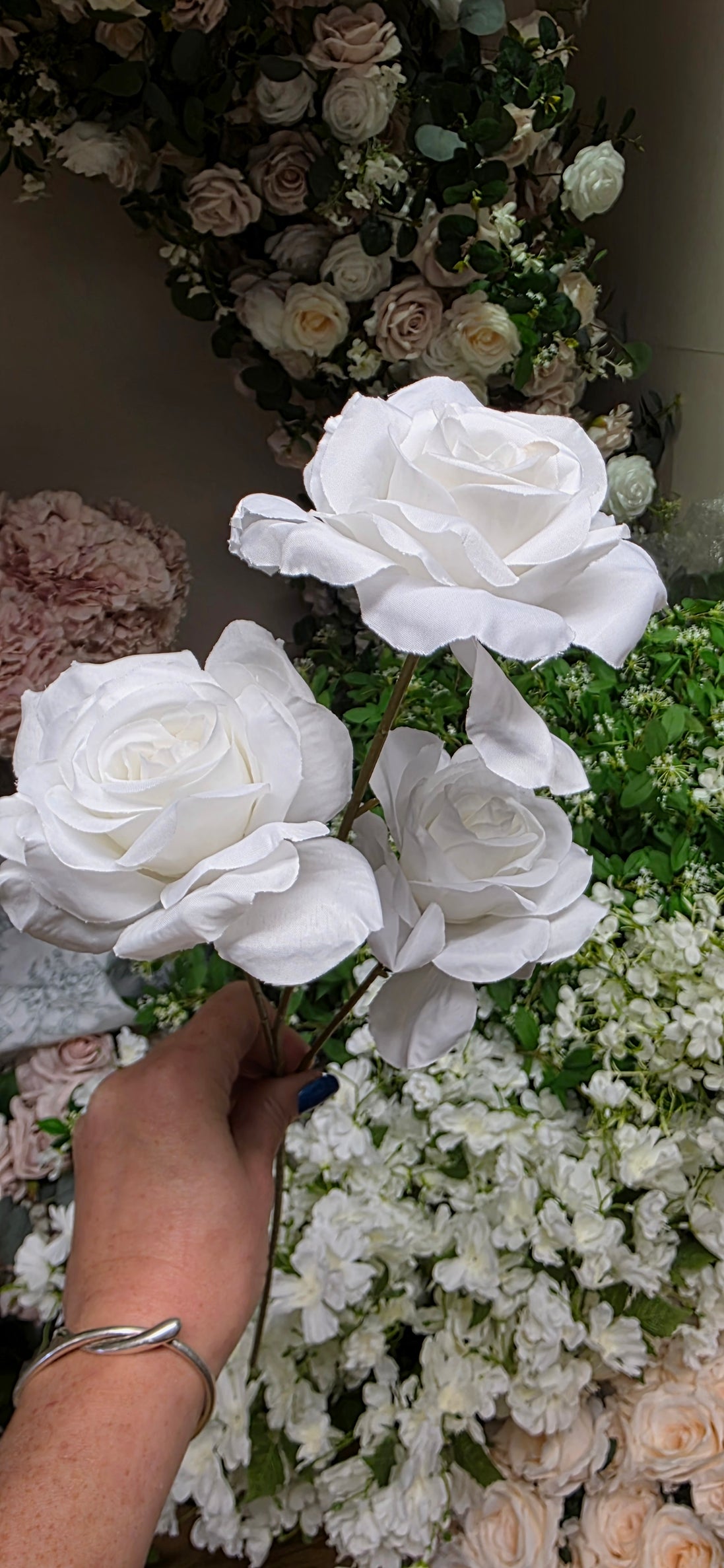 Rose Trio - white