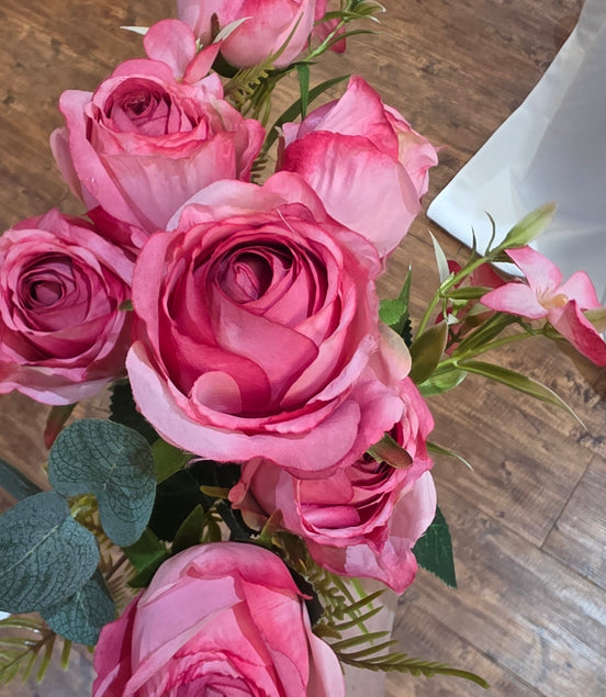 Rose Bunch - Hot Pink Medium