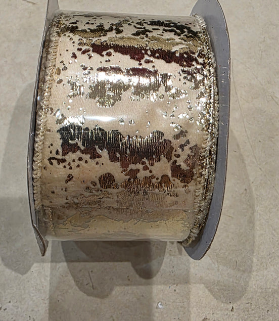 Velvet print ribbon